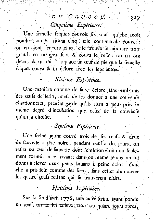 Par M. DE BUFFON.LE COUCOU.