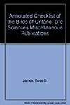 Annotated Checklist of the Birds of Ontario