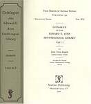 Catalogue of the Edward E. Ayer Ornithological Library