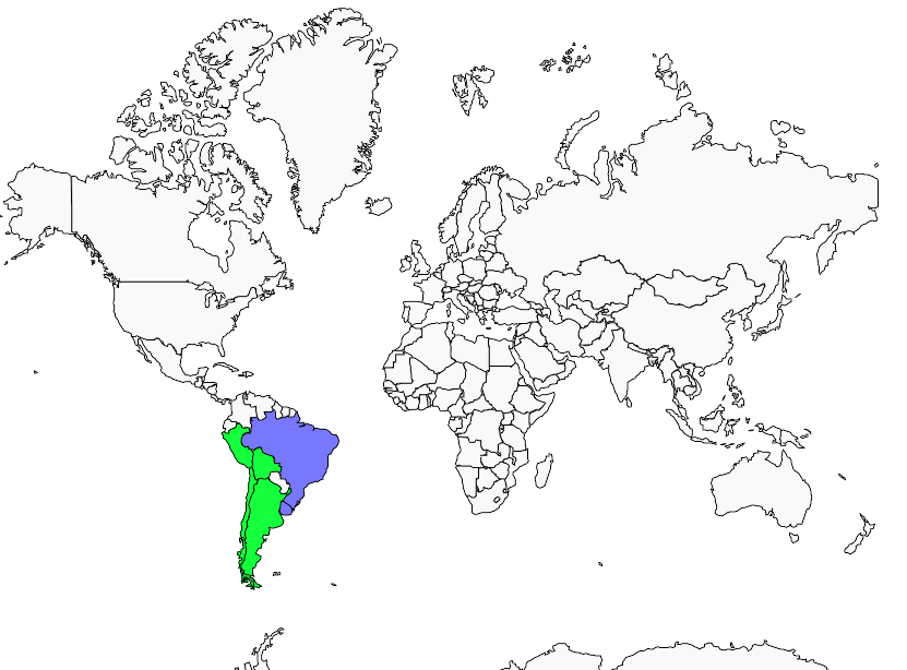 Andean Flamingo : Geographic range