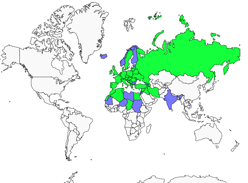 Red Kite : Geographic range